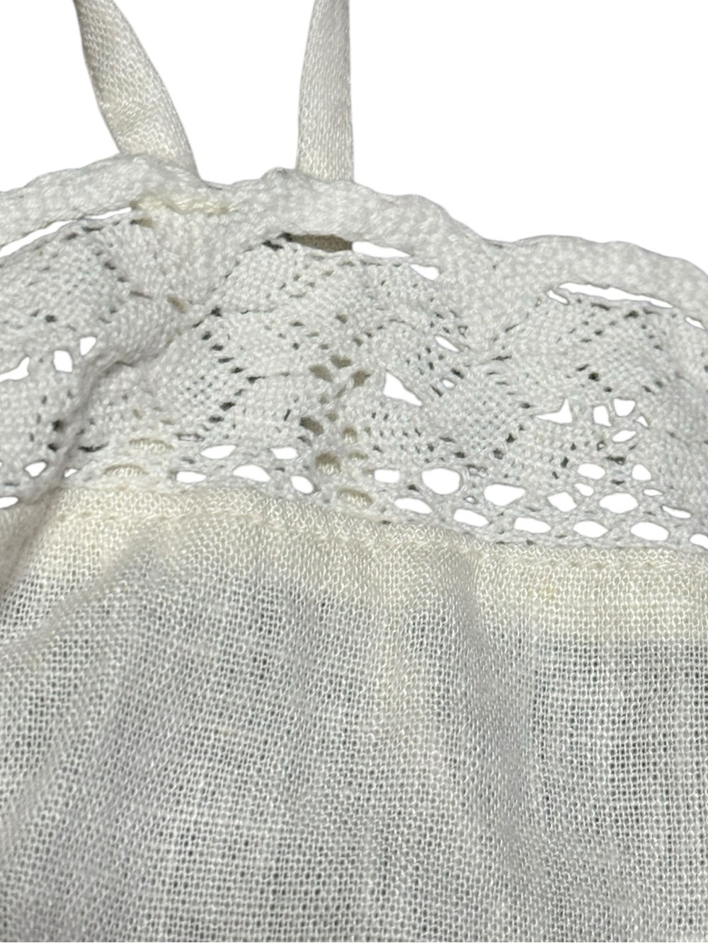 Universal Thread Embroidered Linen Tank Top 
Cream NWT - Picture 6 of 15